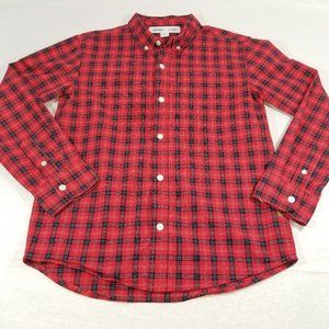 OLD NAVY Boys Built in Flex Shirt Size L (10-12)